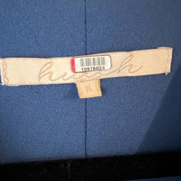 Hutch Kiera Midi Wrap Dress Blue M - Picture 7 of 11